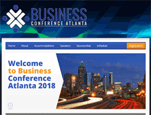 Tablet Screenshot of businessconferenceatlanta.com